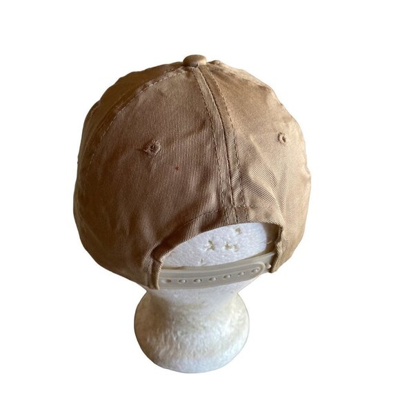 Alaska Khaki Embroidered Hat Cap Adjustable - Picture 3 of 6